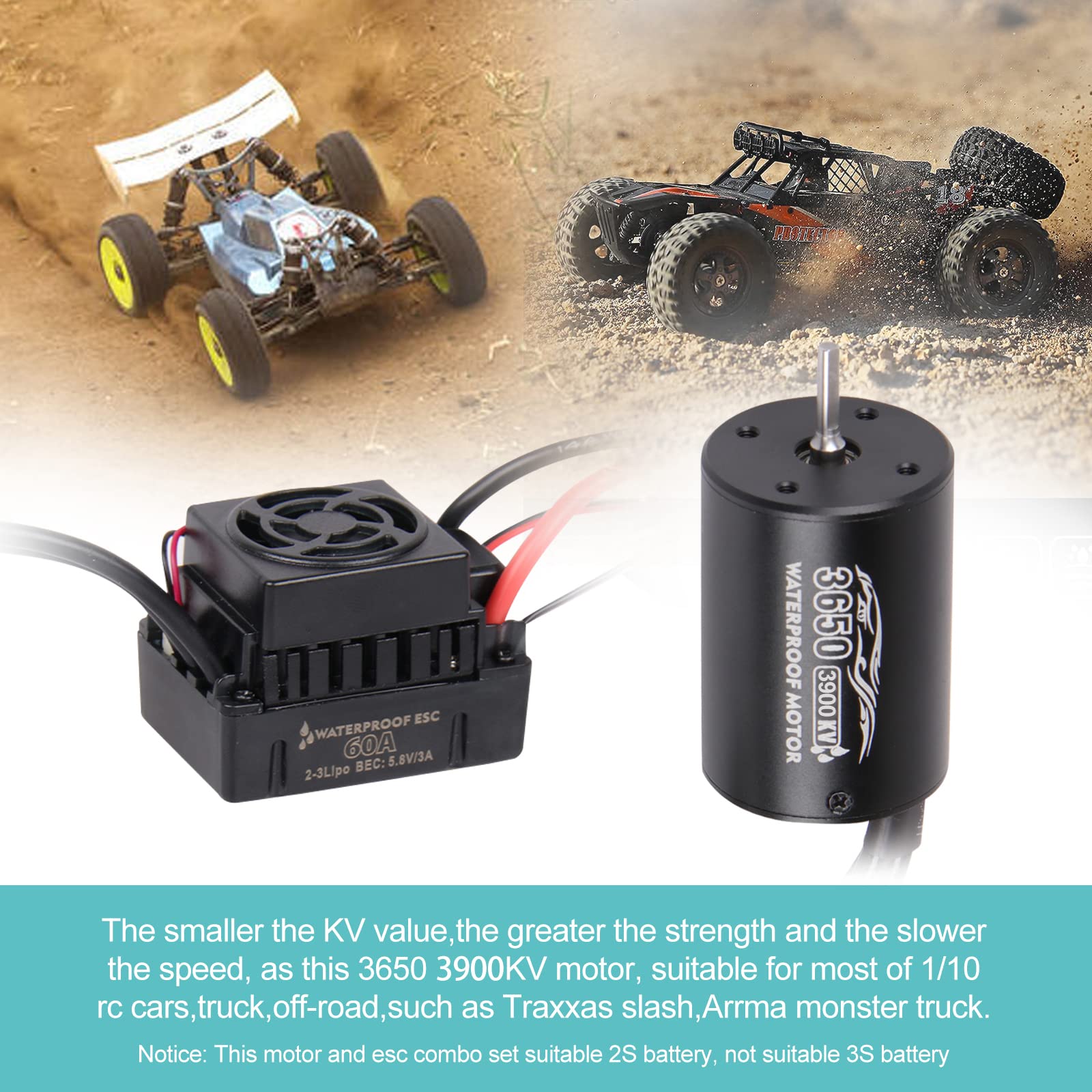 ARRAROWN 2S LiPo compatibility note highlights battery safety and performance