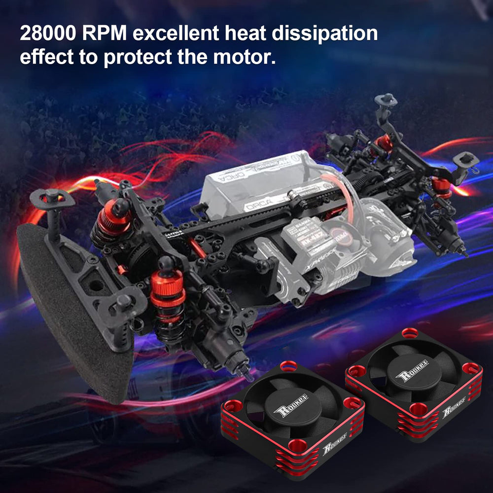 ARRAROWN black-red heatsink adds bold style and performance.