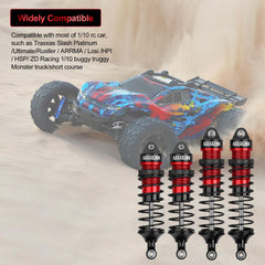 ARRAROWN rear shock absorber 115mm enhances stability during big jumps.