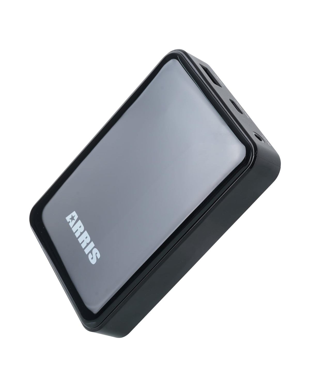 ARRIS 7.4V 7500mAh battery front view powering extended warmth on cold hikes