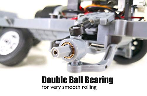 ARRIS WPL D12 white body displays a compact, rugged RC car design.