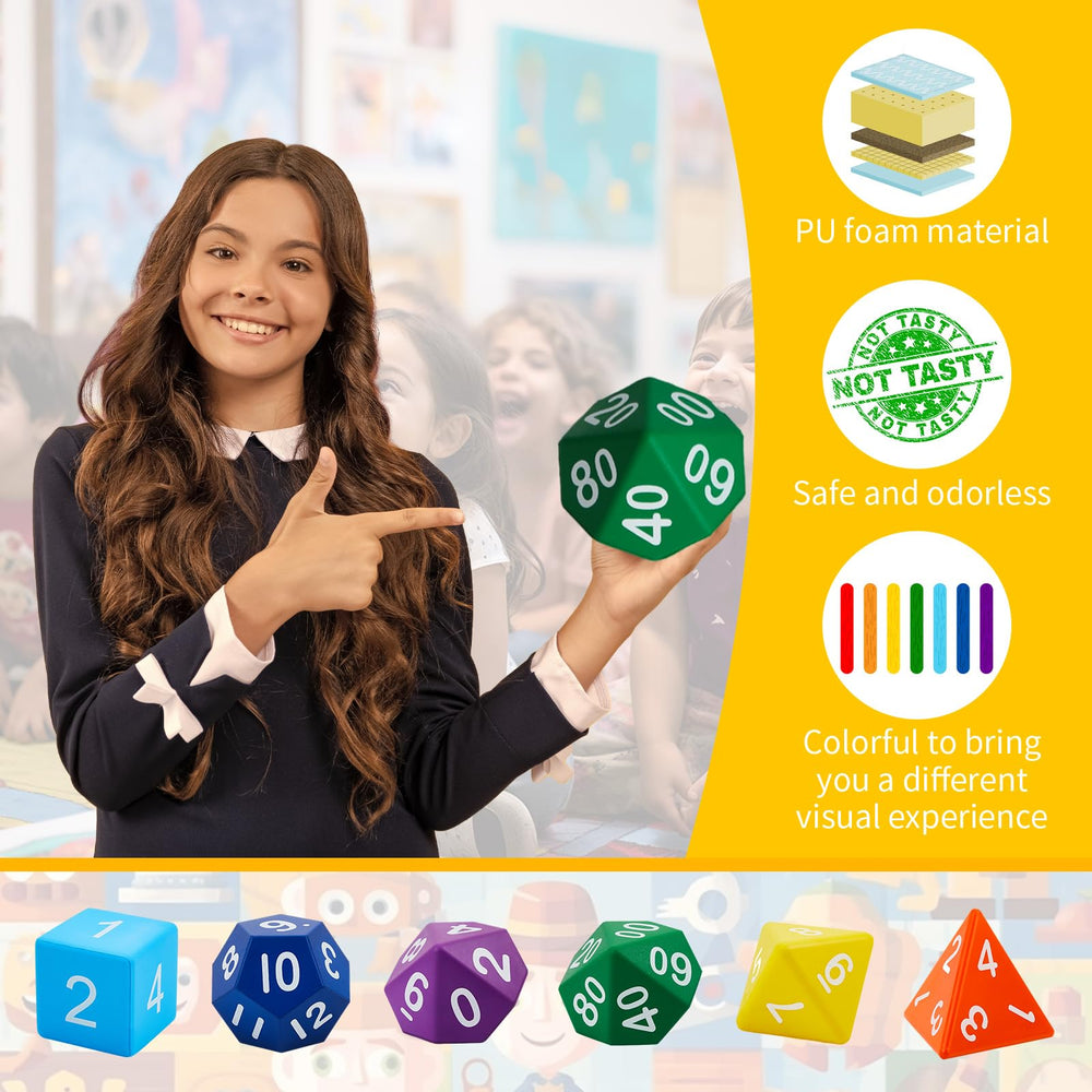Arrowbash 3.94-inch jumbo dice are easy to grip during play.