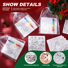 Arrowbash reindeer color-your-own puzzle ideal for holiday activities
