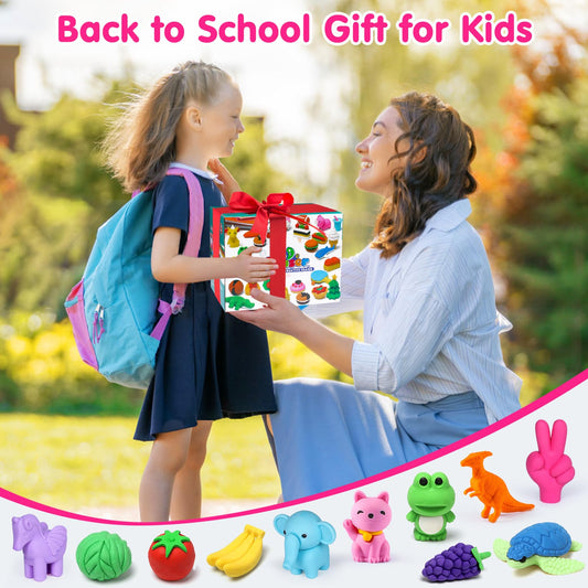 Arscniek kangaroo eraser aids fine motor skills with playful design.