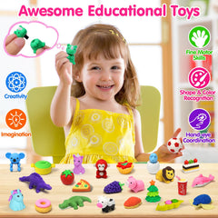 Arscniek tiger eraser invites creative learning and quick assembly fun.