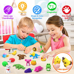 Arscniek car eraser puzzle combines play with logic practice.