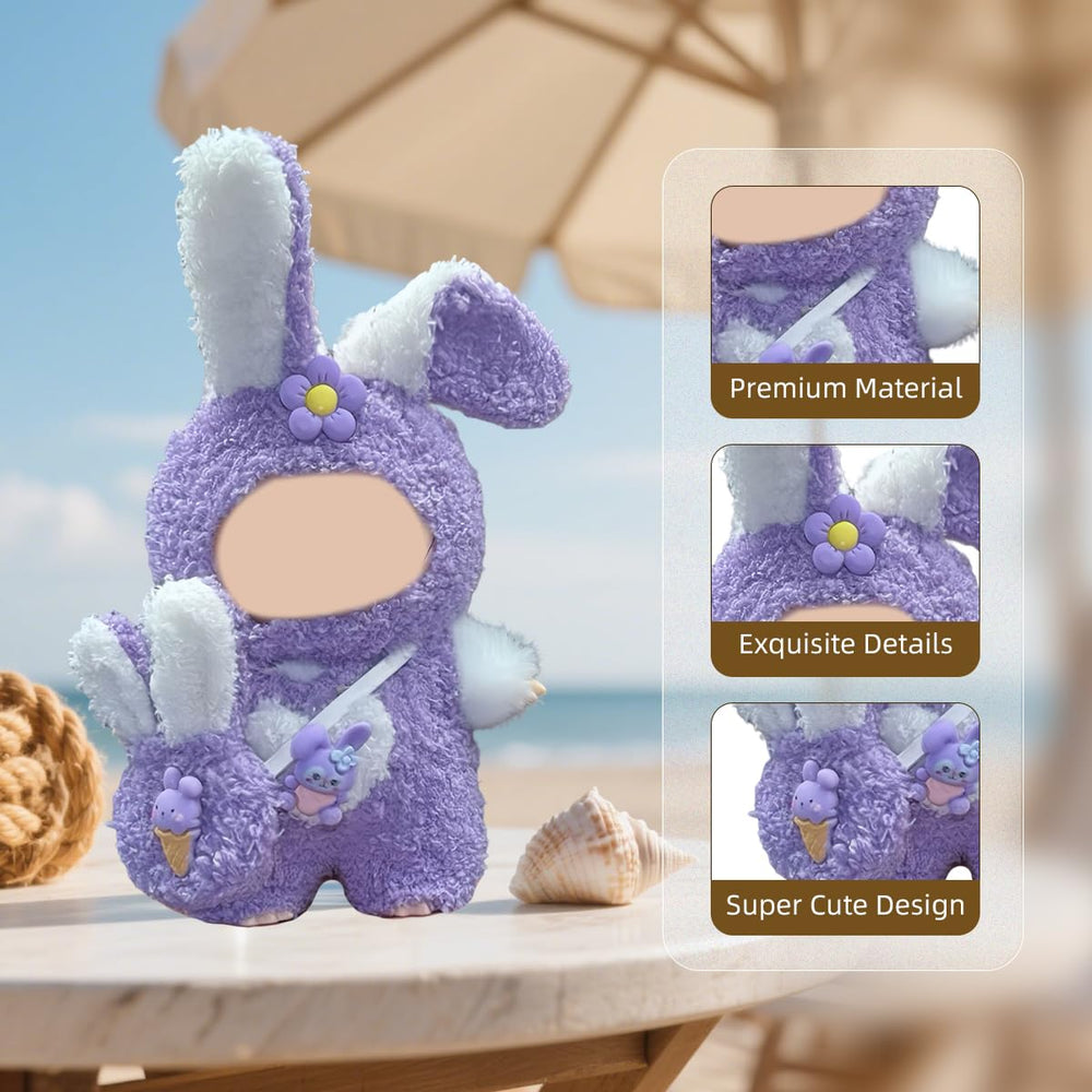 Arsfit Labubu 17cm doll overalls enhance playful, versatile styling options.