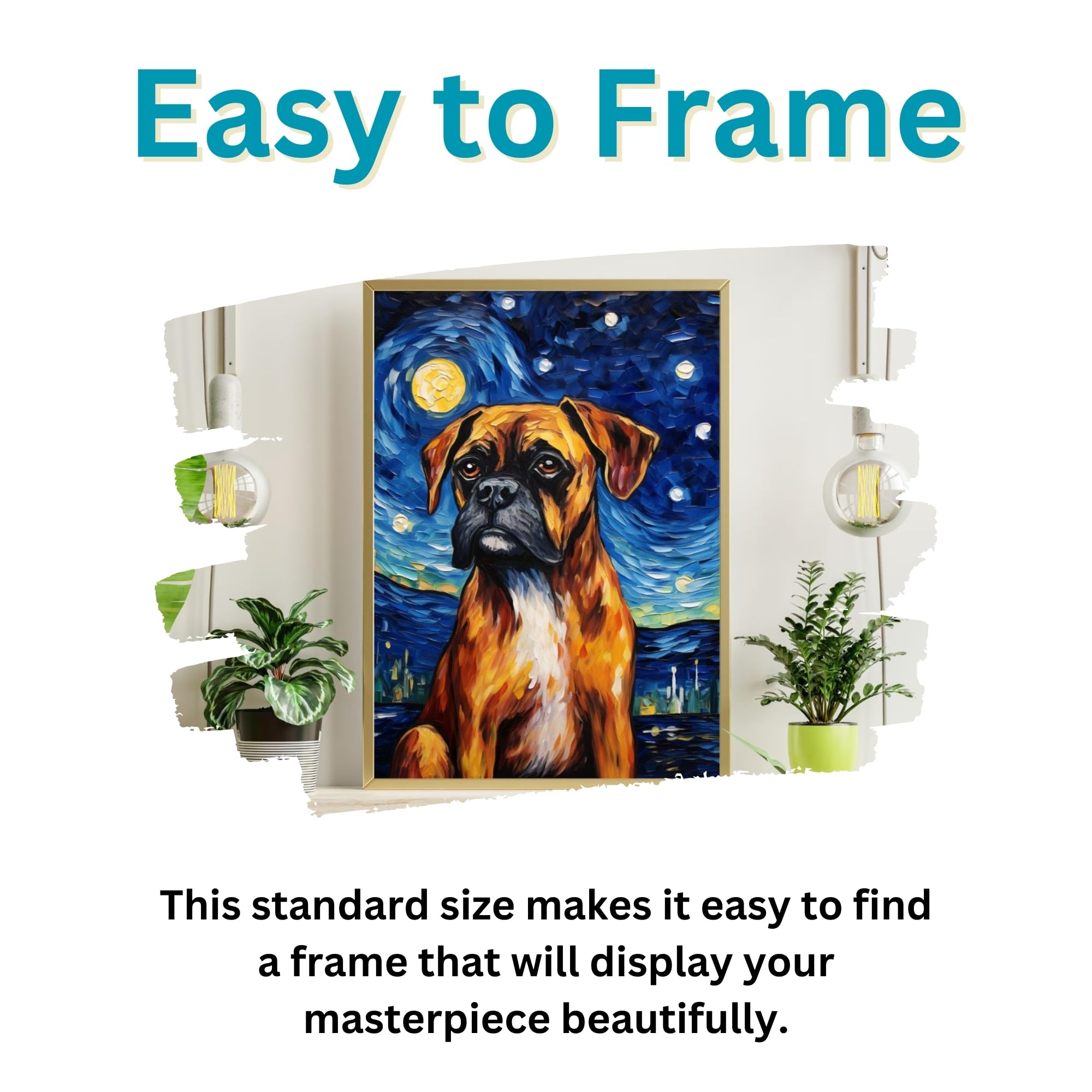 Art of Socks Starry Night Boxer Dog Puzzle non-toxic materials ensure safe family use.