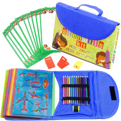 Art with smile drawing stencils kit cover for creative play and travel.