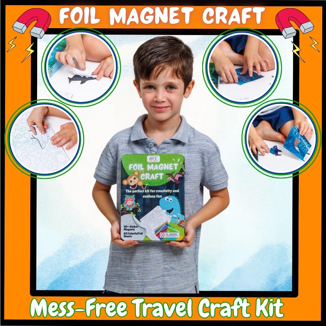 Art with Smile foil art kit multiple backgrounds inspire storytelling.