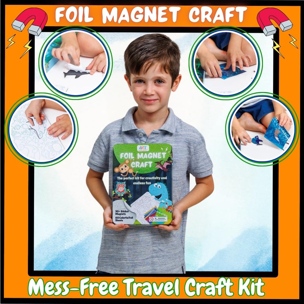 Art with Smile foil art kit multiple backgrounds inspire storytelling.
