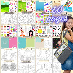 Art with Smile premium craft case neatly organizes pencils and pages
