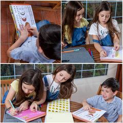 Art with Smile rainbow scratch papers add shimmer to art time