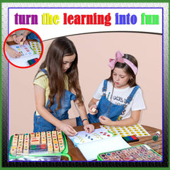 Art with Smile stamps in action showing neat, mess-free craft sessions.