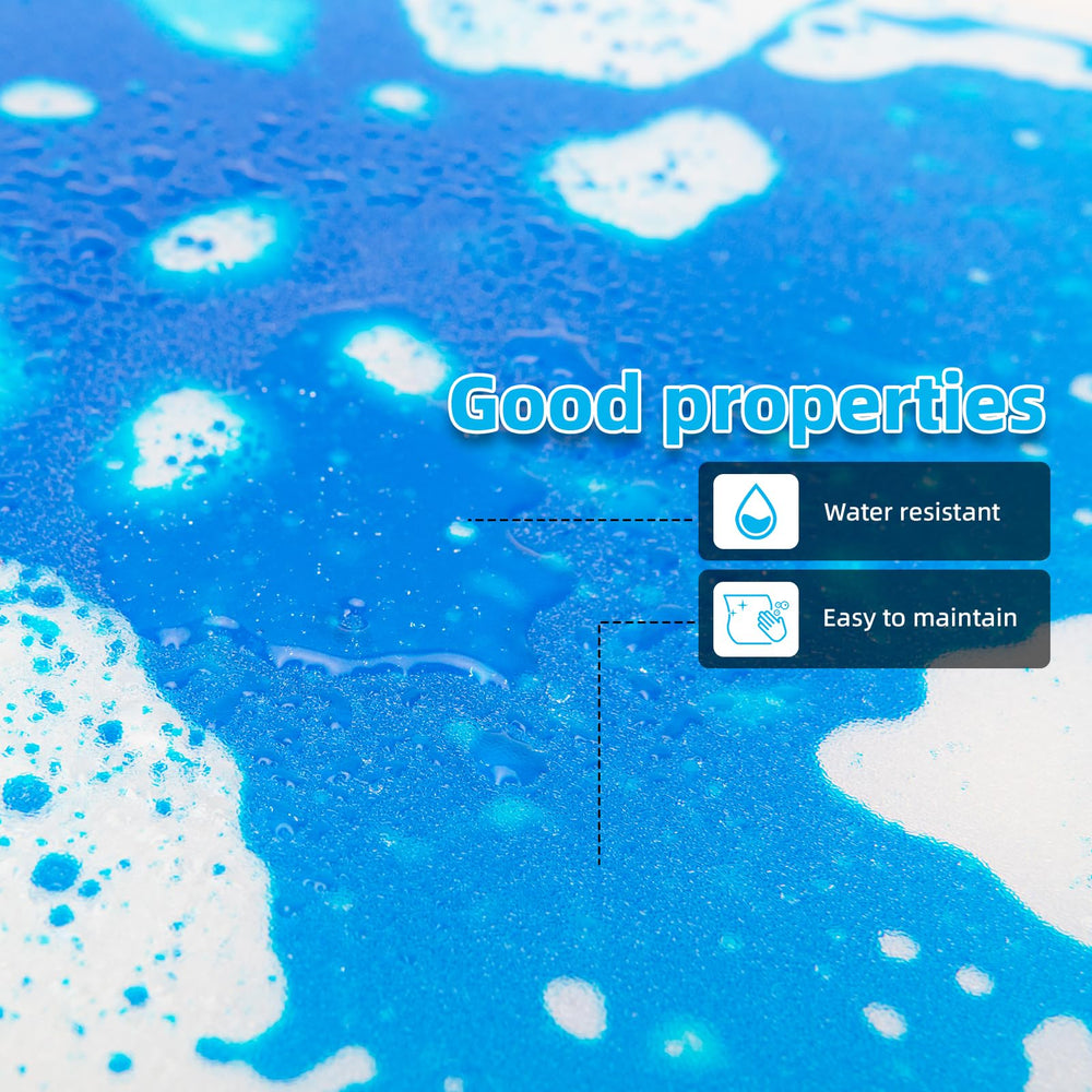 Art3d Liquid Sensory Floor Tile 30 cm square size fits compact spaces.