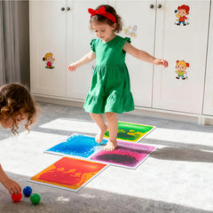 Art3d Liquid Sensory Floor Tile dance floor visual inspires energetic movement.