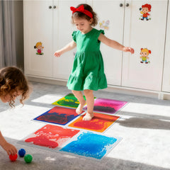 Art3d tiles with anti-slip backing for safer use on busy floors.