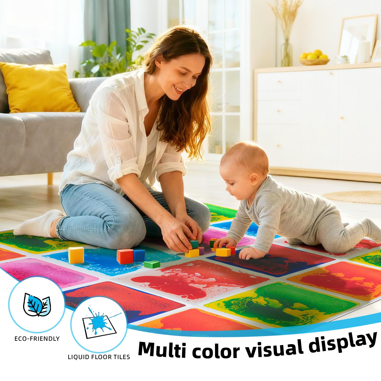 Ideal for children’s playrooms and classrooms to inspire exploration and safe play.