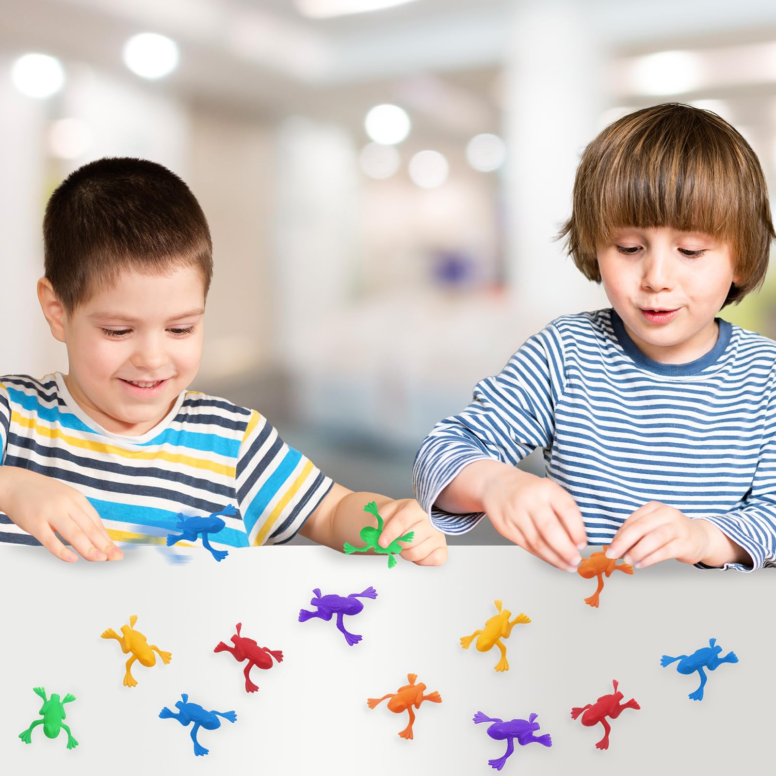 ArtCreativity Jump-n-Leap frogs at a kids' carnival for group play.