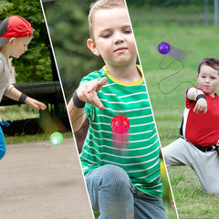 ArtCreativity 2-inch orbit balls with 44-inch elastic cord for spins.
