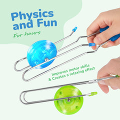ArtCreativity 8.5-inch spinning top provides calming retro-inspired entertainment.
