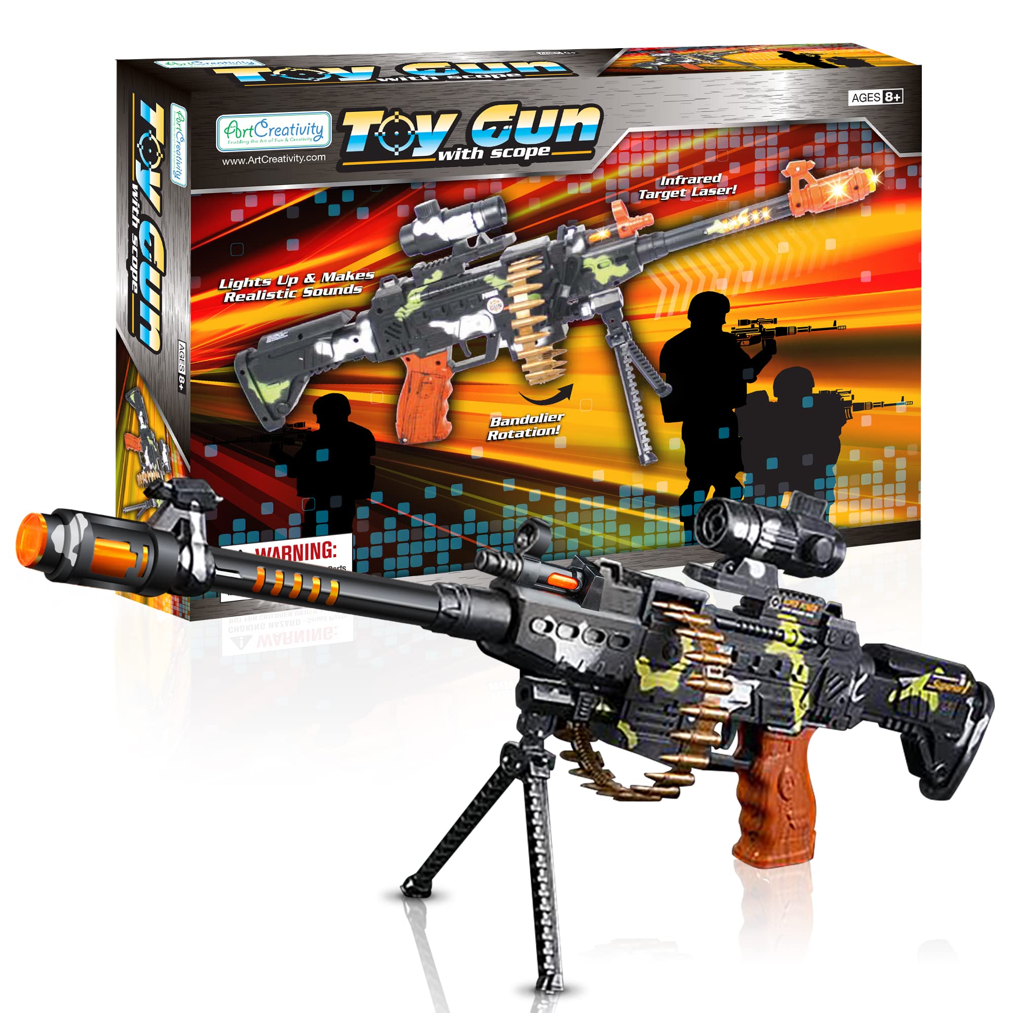 ArtCreativity gift for birthdays or holidays inspires imaginative soldier role-play