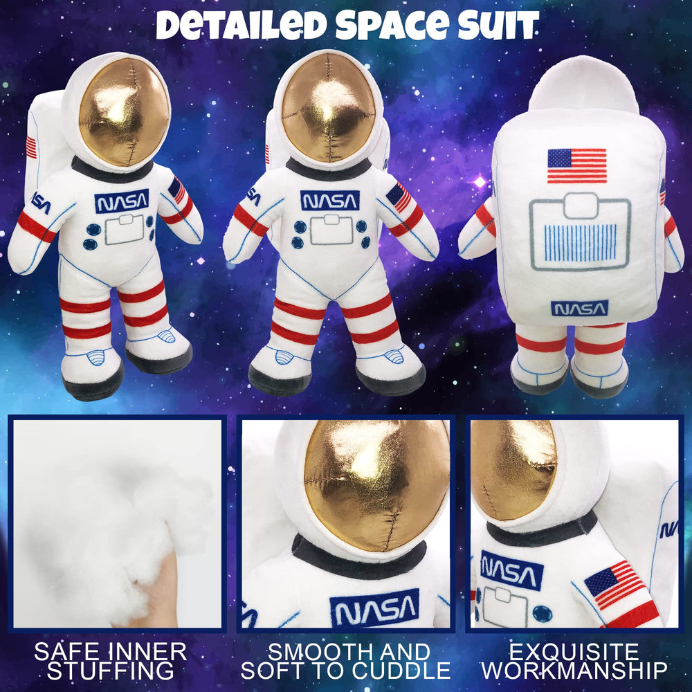 ArtCreativity astronaut patches with NASA and USA flags for realism