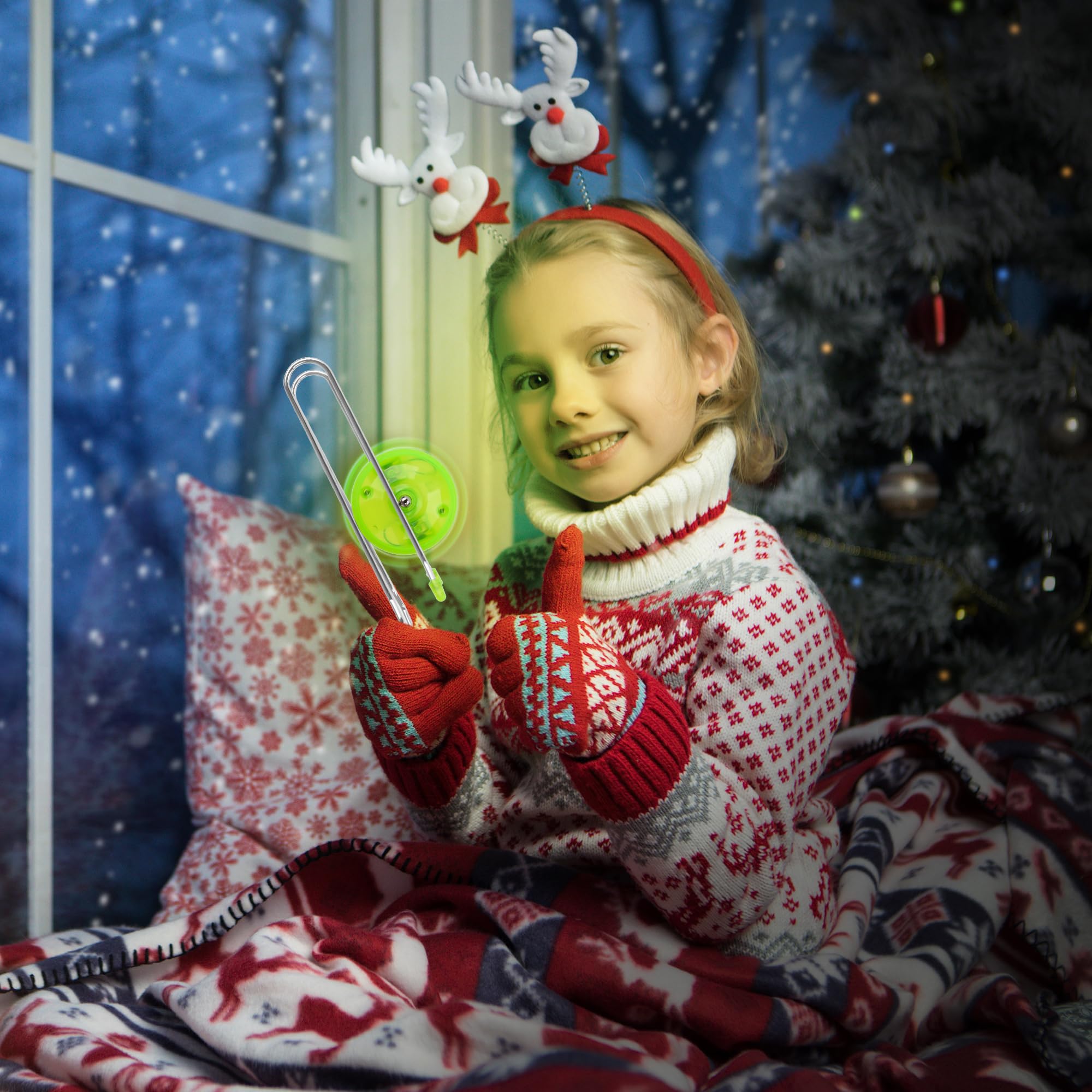 ArtCreativity gyro set battery-operated, ideal for quiet-time glow.