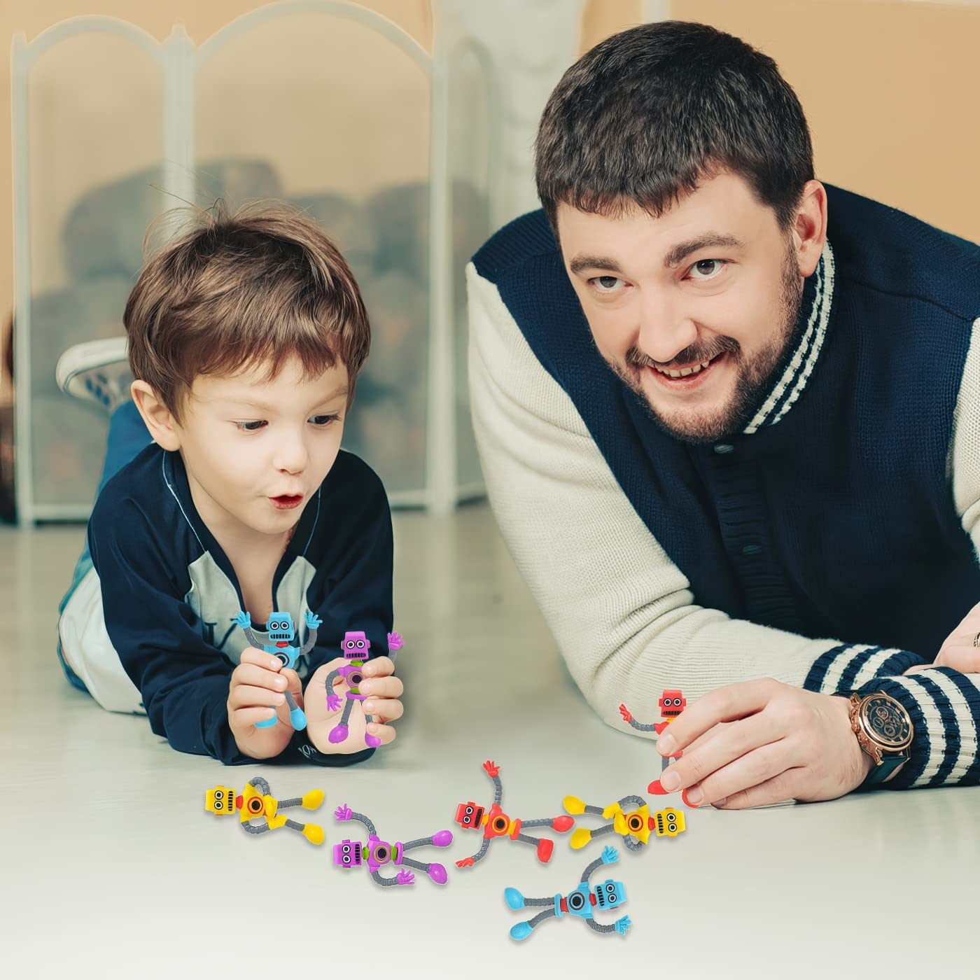 ArtCreativity bendable robot figure goody bag filler for kids.