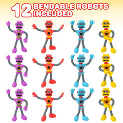 ArtCreativity bendable robot figure yellow pose enhances fidgety focus.