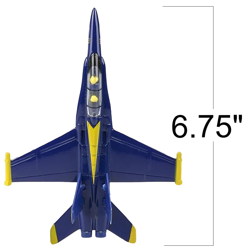ArtCreativity blue-yellow jets with vivid color scheme for eye-catching display.