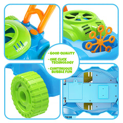 ArtCreativity bubble lawn mower easy to assemble and stores compactly.
