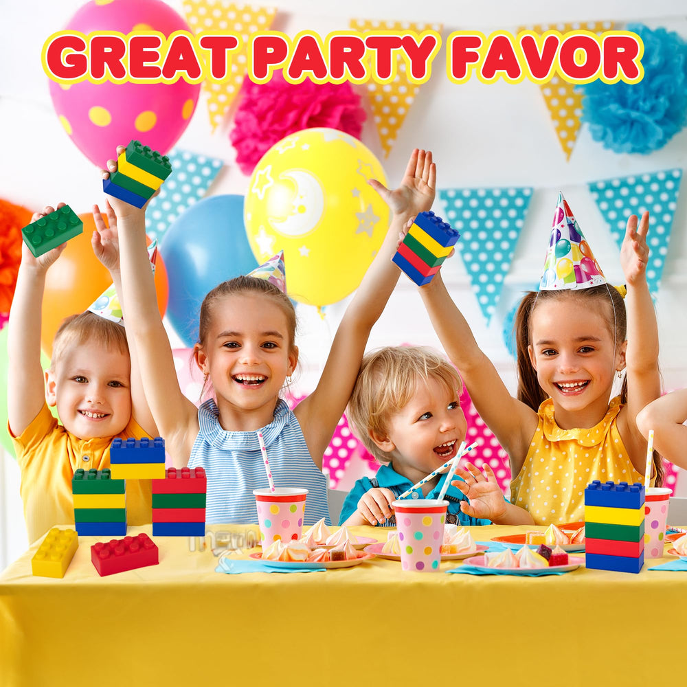 ArtCreativity building-block squeeze toy party-favor for fun, festive moments.