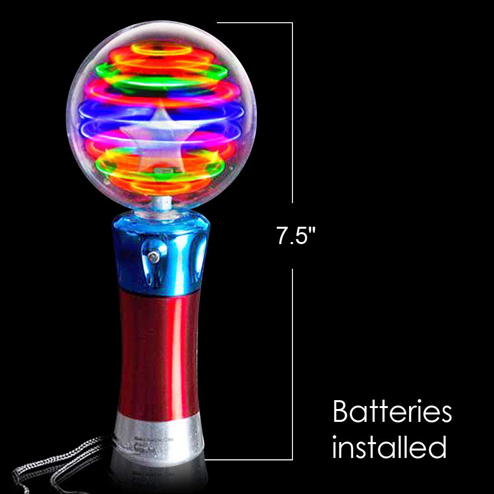 ArtCreativity close-up on magic ball detailing colors and rotating motion.