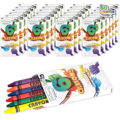 ArtCreativity bulk crayons in red color for classroom projects and home crafts