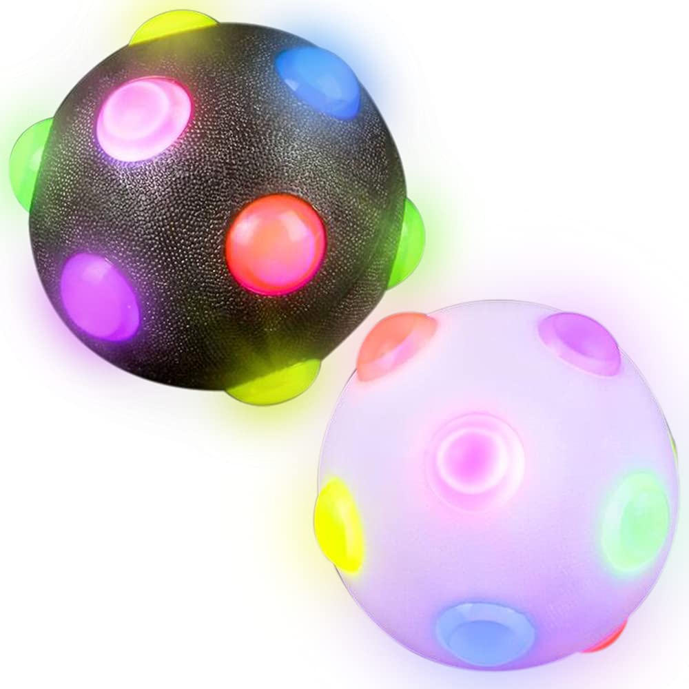 ArtCreativity light up disco balls 2-pack flashing LEDs for party play.