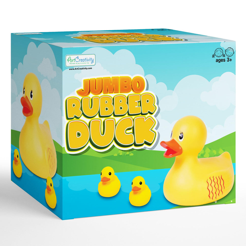 ArtCreativity durable rubber construction designed for repeated bath time use.