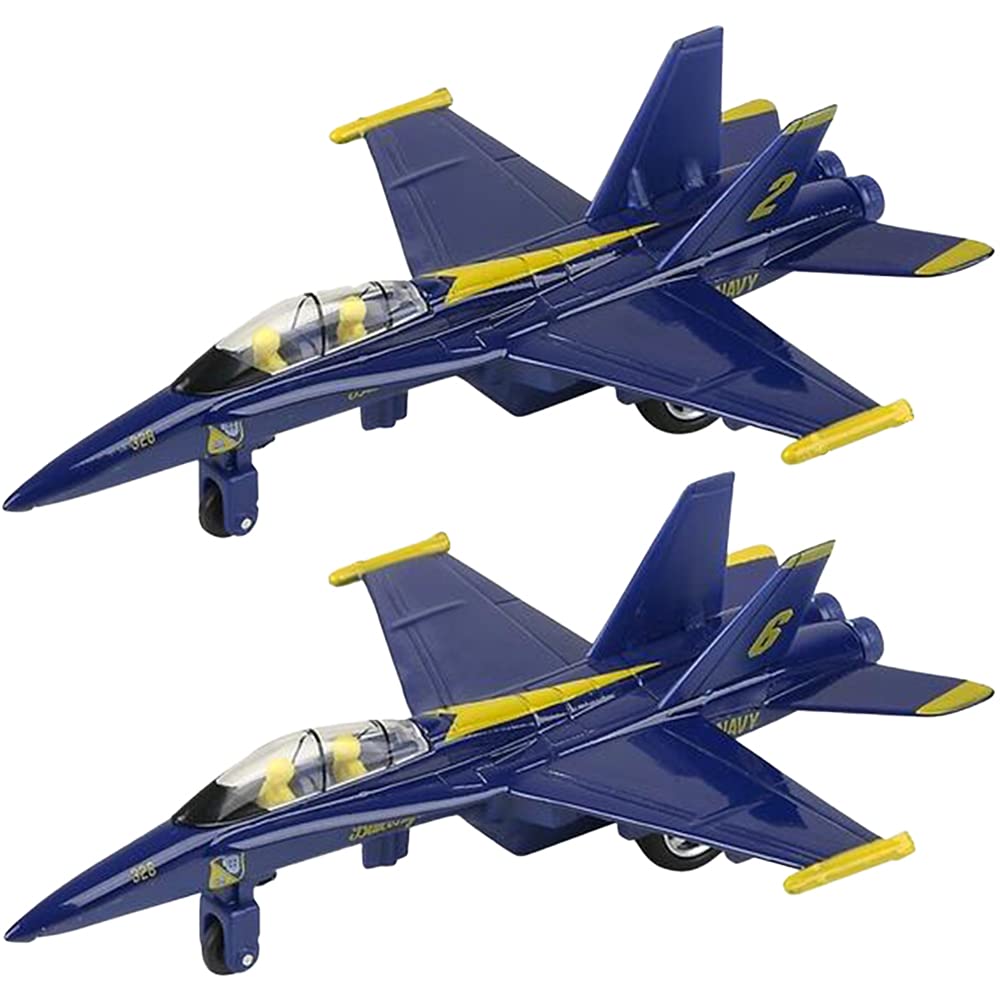 ArtCreativity F-18 Blue Angel jets pullback set for fast racing fun.