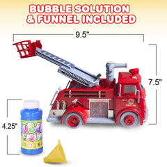 ArtCreativity fire truck lights and siren in action for immersive pretend play
