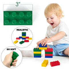ArtCreativity foam stack stress toy blue supports tactile play and calm concentration.