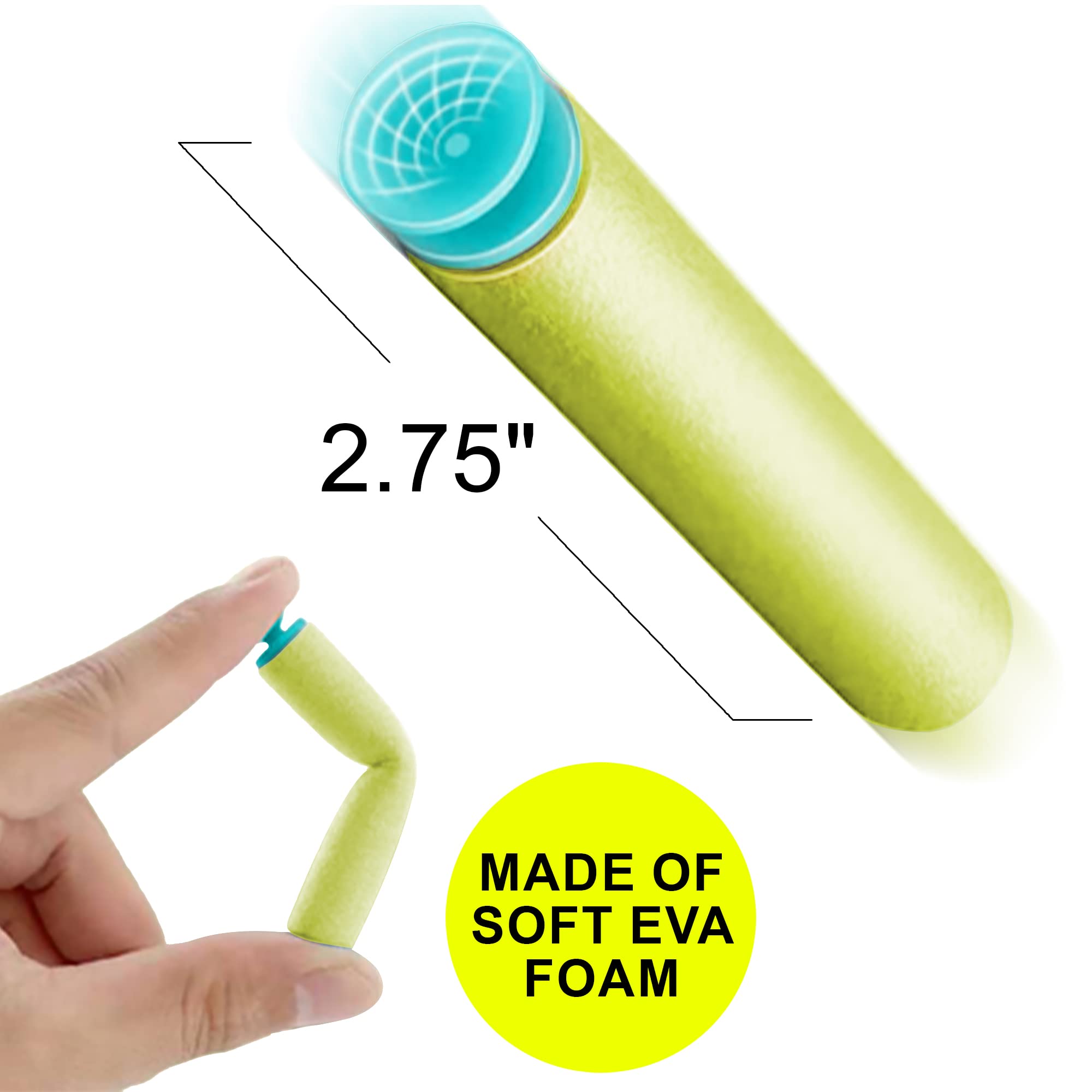ArtCreativity Gatling gun darts are compatible for seamless reloading.