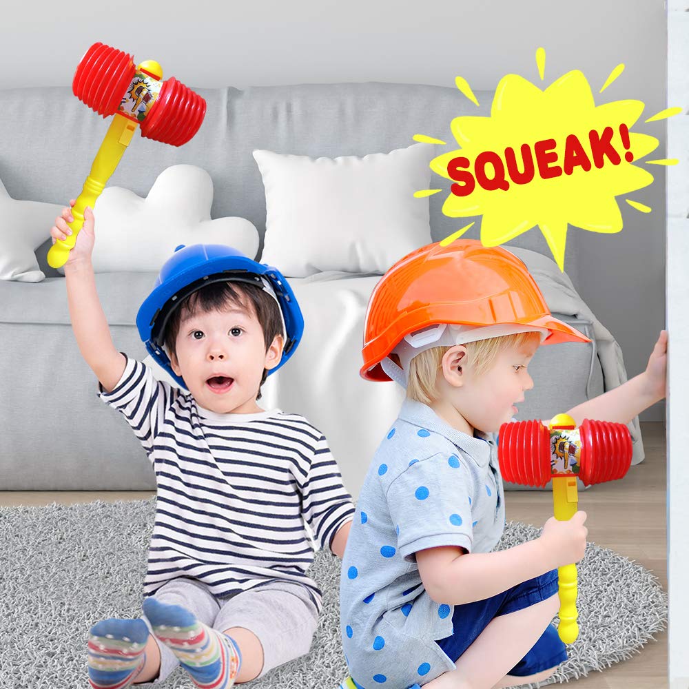 ArtCreativity giant squeaky hammer in bright colors for visual engagement