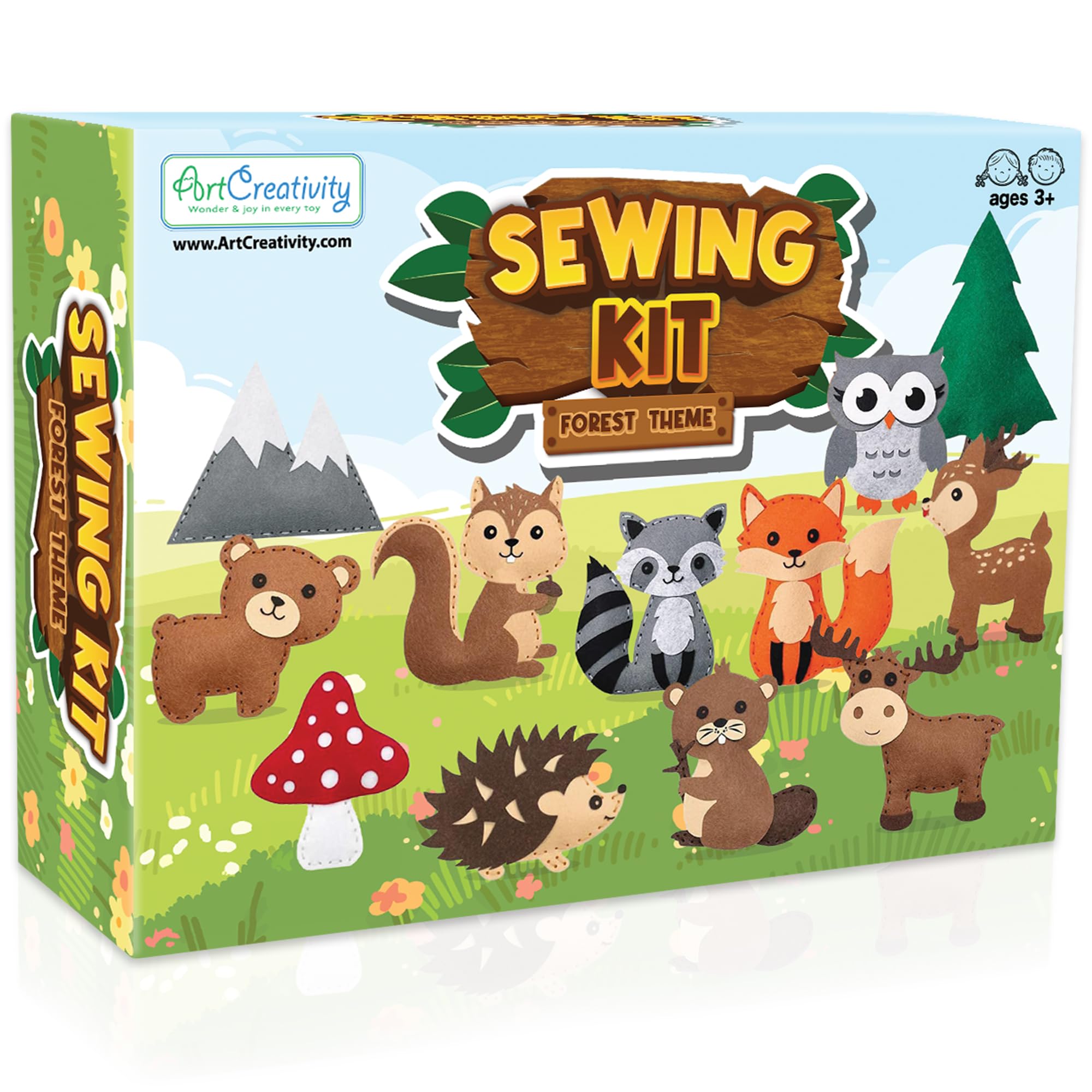 ArtCreativity gift packaging presenting a delightful sewing kit experience