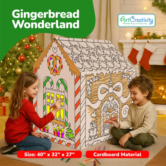 ArtCreativity gingerbread crayons 24-pack included for bright decorating