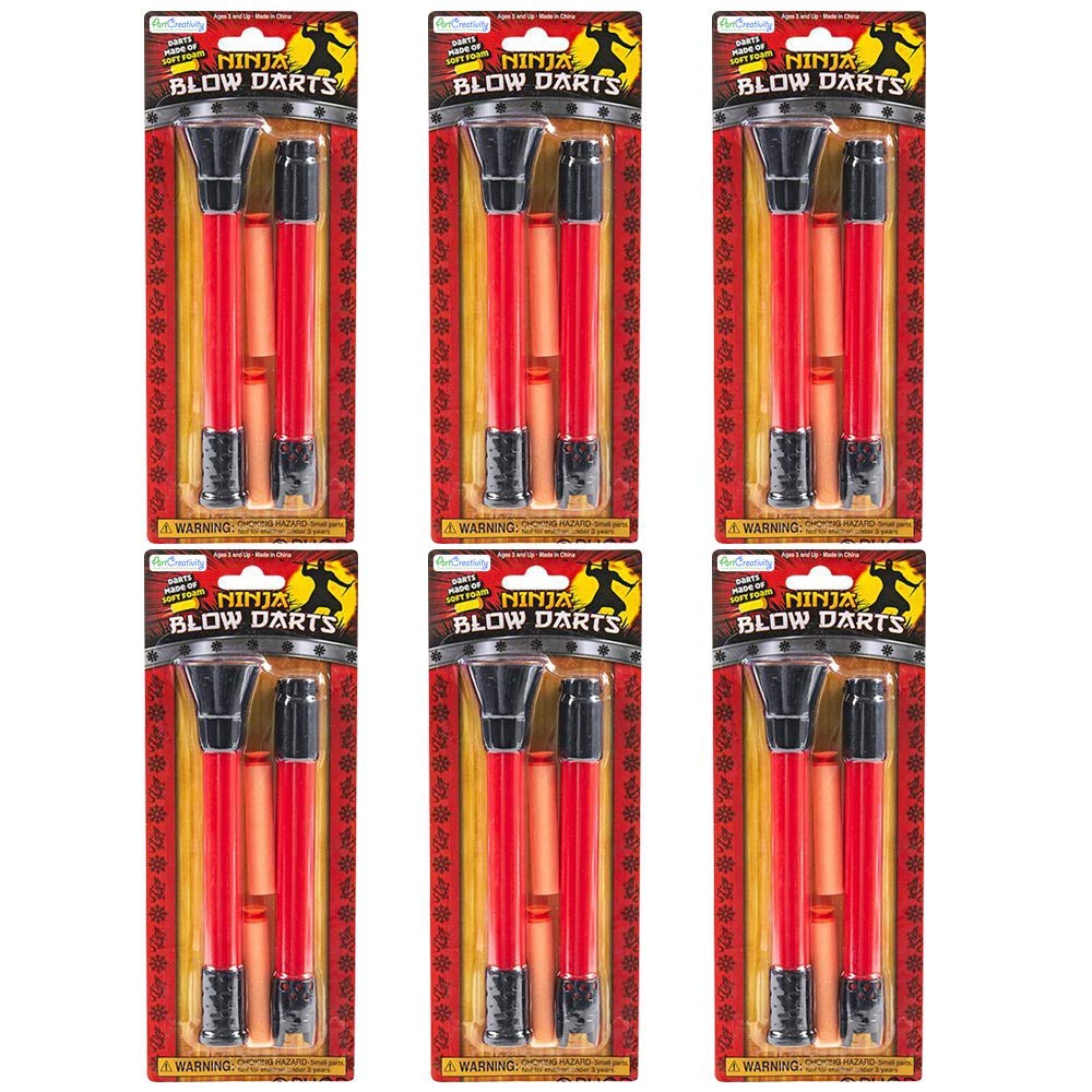 ArtCreativity goodie bag fillers featuring ninja blow darts for prizes