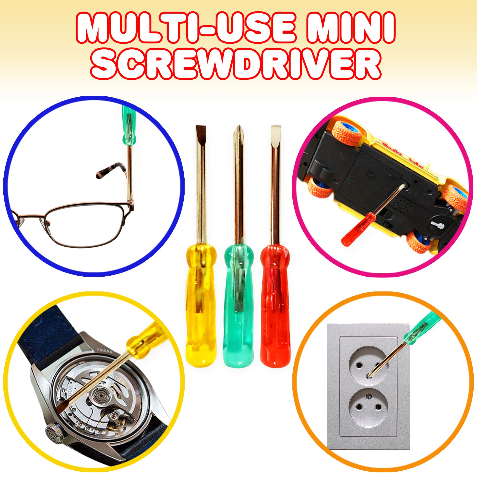 ArtCreativity goody bag filler mini screwdrivers for parties