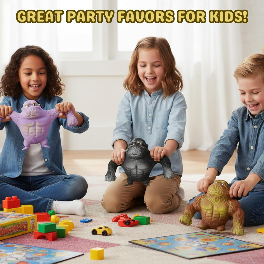 ArtCreativity gorilla toys in four colors spark imagination and variety
