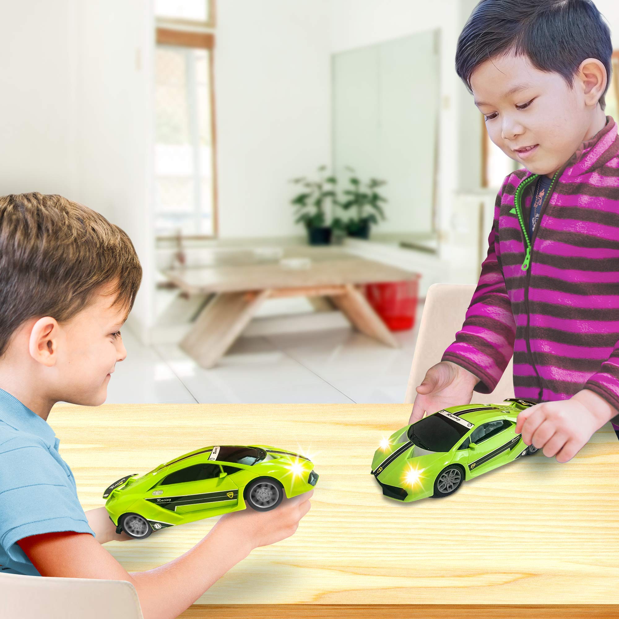 ArtCreativity Green Racer engages kids during playtime with simple fun.