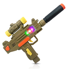 ArtCreativity LED Uzi-style toy gun 12.5-inch sparks imaginative play