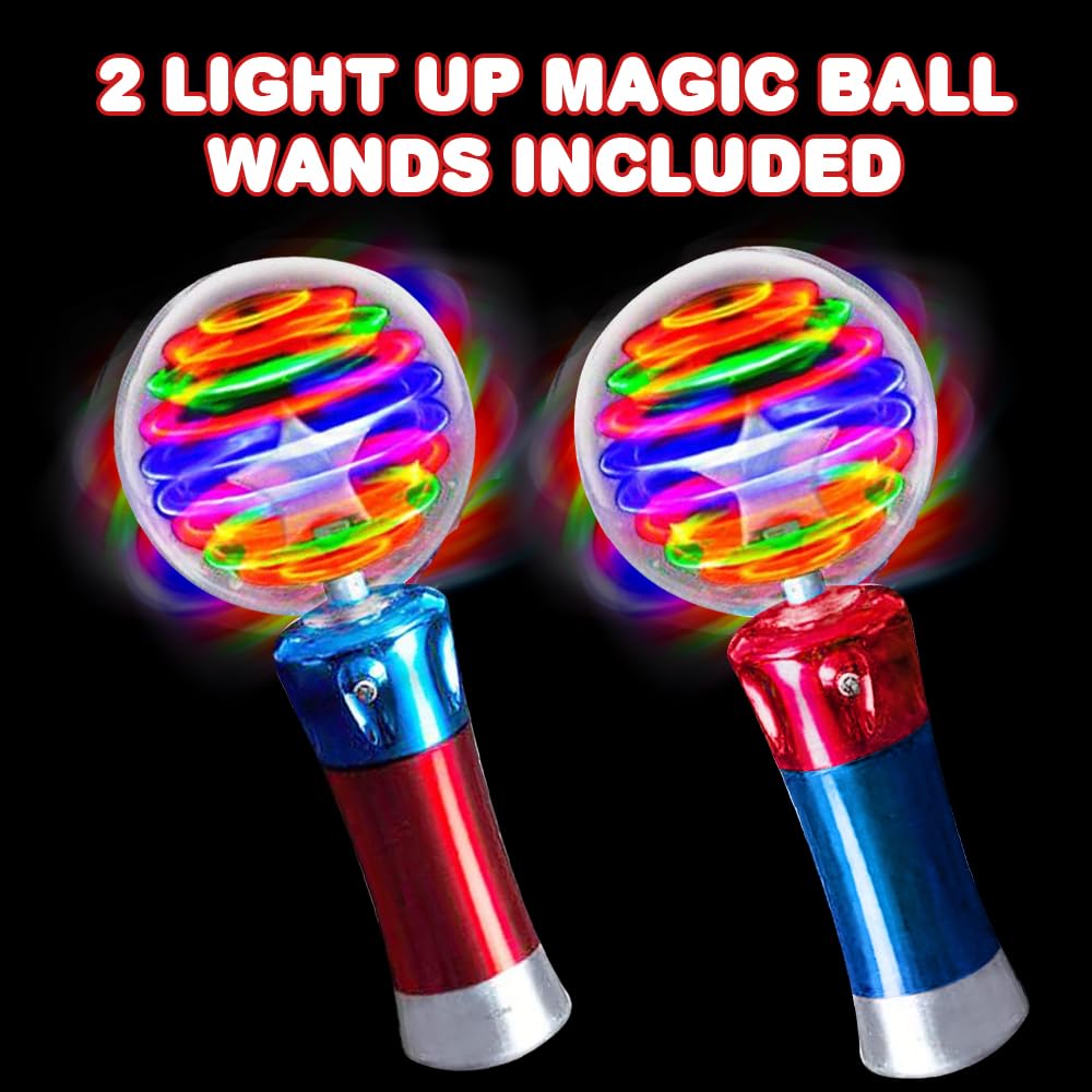 ArtCreativity flashing LED wand for kids creates a bright party centerpiece.